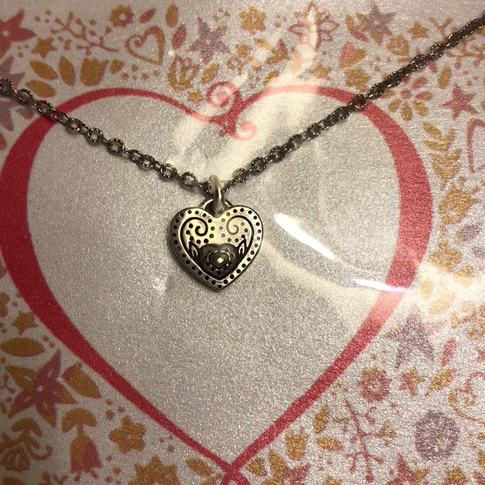 Brighton Silver Heart Necklace